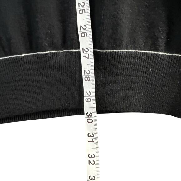 Peter Millar Sweater Mens XXL Black 100% Pure Cashmere 1/4 Zip Modern Preppy - Picture 8 of 13